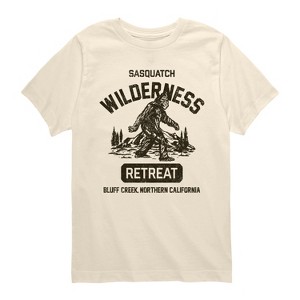 Boys' - Instant Message - Sasquatch Wilderness Retreat Short Sleeve Graphic T-Shirt - 1 of 4