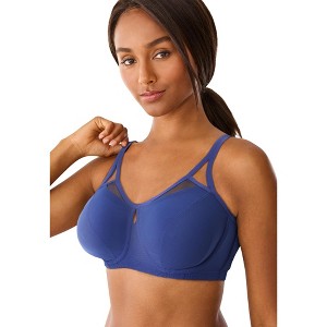 Comfort Choice Women's Plus Size Full Coverage Mesh Side Wire Bra - 1 of 3