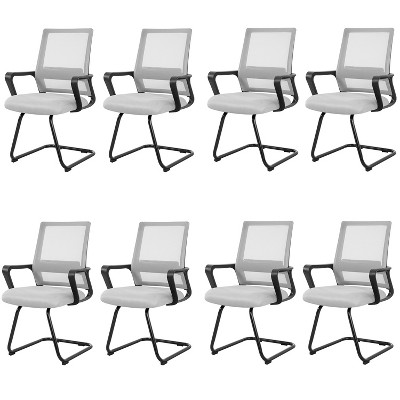 Home Imports Emporium Mesh Guest Chair – Ergonomic Reception Seating for Office or Lobby – Set of 2/4/6/8
