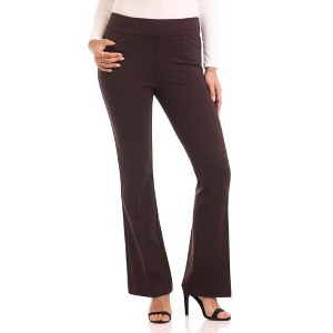 Rekucci Women's Secret Figure Pull On Knit Bootcut 5 Pocket Pant - 1 of 4