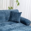 120.87" Chenille L-Shaped Modular Sectional Sofa with Deep Seating, Ottoman, Dual-Layer Cushions & Pillows - 4 of 4
