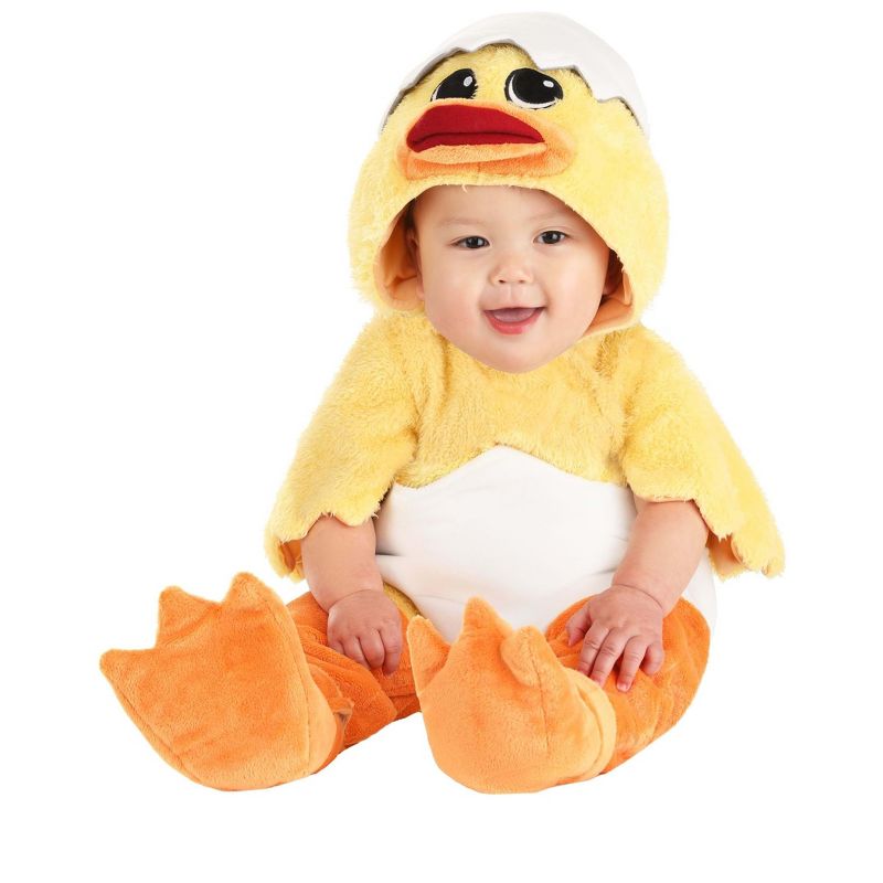 HalloweenCostumes.com Hatching Duck Infant Costume., 1 of 4