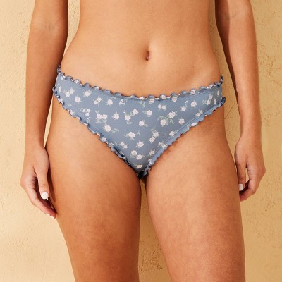 Women's Ruffle Cheeky Bikini Bottom - Shade & Shore™