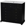 Okak 36" Modern Vanity Set, Solid Wood Cabinet with Ceramic Sink & Soft Closing Doors, Water-Resistant Finish for Small Bathrooms & Apartments - 4 of 4
