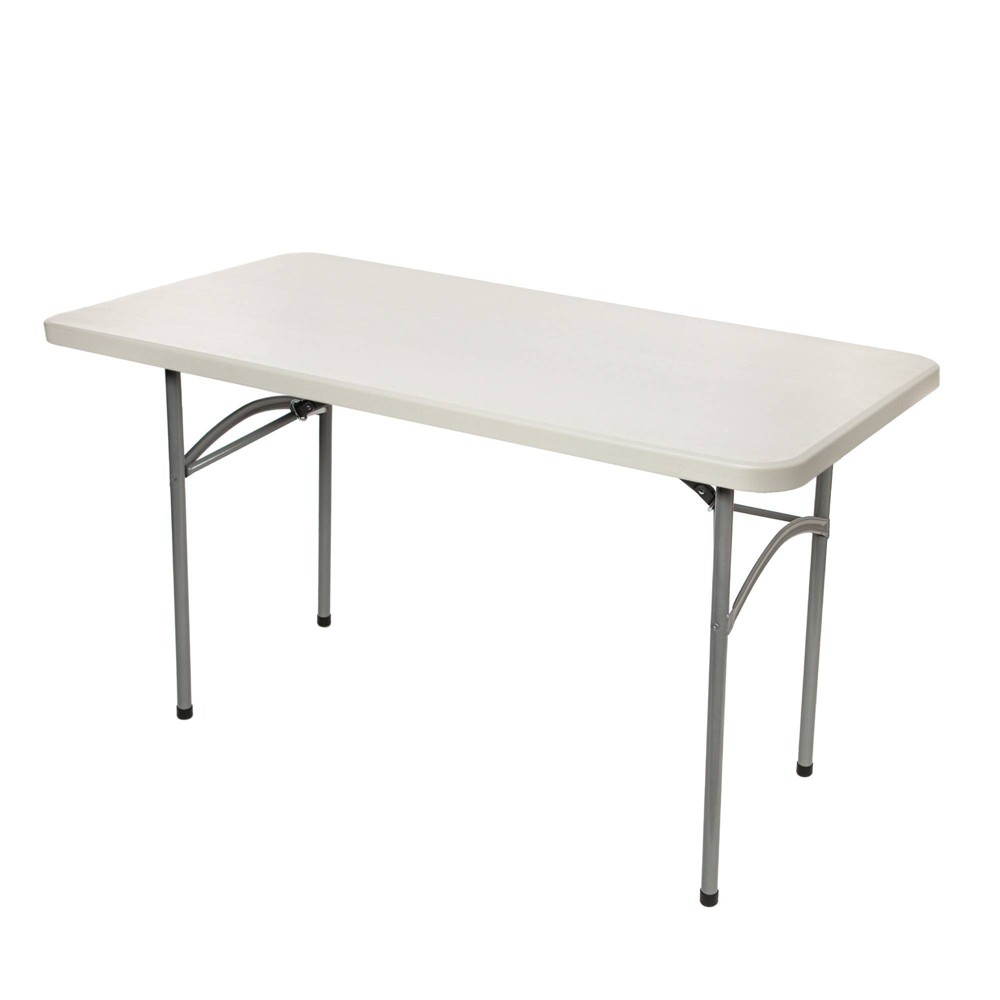 Photos - Dining Table 24"x48" Heavy Duty Folding Table Speckled Gray - Hampden Furnishings