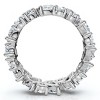 Pompeii3 3Ct Pear & Round Diamond Eternity Ring 14k Gold or Platinum Lab Created - 2 of 4