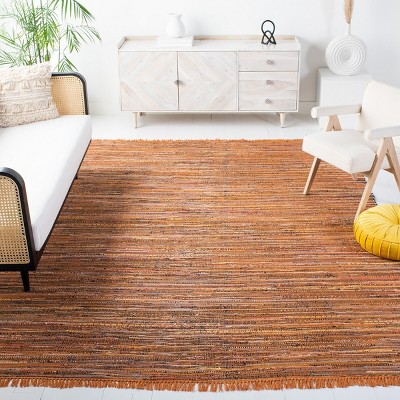 Whimsical Charm Handwoven Cotton Rag Rug - 10' x 14'