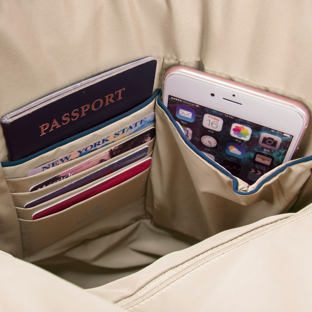Travelon Anti-Theft Signature Slim Backpack - thumbnail 10