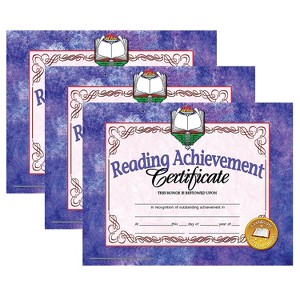 Hayes Publishing Reading Achievement Certificate 30 Per Pack 3 Packs (H-VA677-3) - 1 of 2