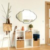 Beautyolove 18 in. W x 24 in. H Scalloped Black Decorative Wall Mirror - 4 of 4
