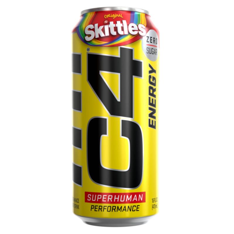 C4 Energy Skittles - 16 fl oz, 1 of 6