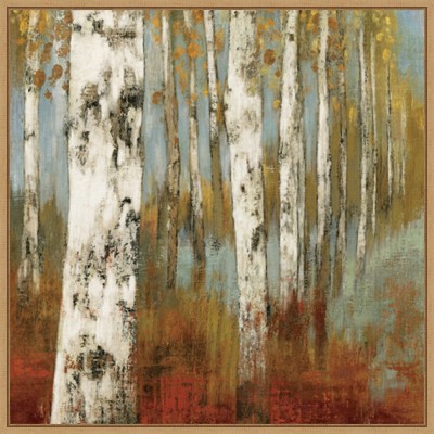 Amanti Art Along the Path II by Allison Pearce Canvas Wall Art Print Framed 22 x 22-in.