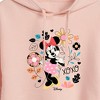 Women's - Disney - Minnie Xoxo Cropped Graphic Hoodie - 2 of 3