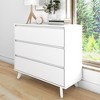 Max & Lily Solid Wood Scandinavian 3-Drawer Dresser - 2 of 4