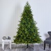 Nearly Natural 7.5-ft Colorado Mountain Fir Natural Look Artificial Christmas Tree with 600 Clear LED Lights and 3048 Bendable Branches - 4 of 4