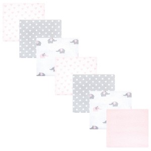 Luvable Friends Little Treasure Flannel Receiving Blankets 7pk - 1 of 2