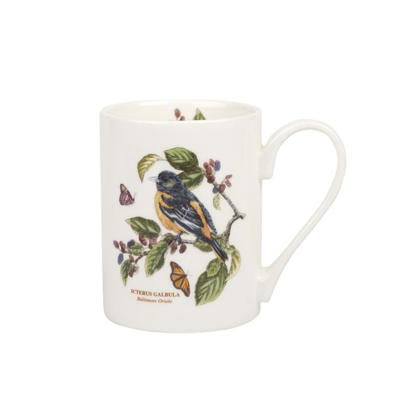 Portmeirion Botanic Garden Birds 12 Ounce Tankard Coffee Mug, Set of 6, Fine Earthenware, Dishwasher, Microwave and Oven Safe - Assorted Bird Motifs, 2 of 10