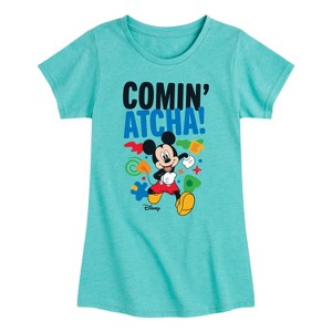 Girls' - Disney - Comin' Atcha Fitted Short Sleeve Graphic T-Shirt - 1 of 4