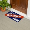 Evergreen Home of a Fan Edmonton Oilers 28" x 16" Woven PVC Indoor Outdoor Doormat - 4 of 4