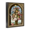 Stupell Industries Vintage Floral Bouquet Gothic Window Framed Giclee Art - 2 of 4