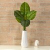 Nearly Natural 27-in Large Philodendron Leaf Artificial Bush Plant (Set of 4) - 3 of 3
