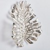 Plum & Post 23.5"H x 4"D x 19"W Monstera in Silver Wall Sculpture Art Small - 2 of 4
