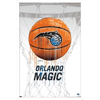Trends International NBA Orlando Magic - Drip Basketball 21 Framed Wall Poster Prints