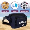 Kemp USA Hip Pack with GUARD Logo, Navy - 4 of 4