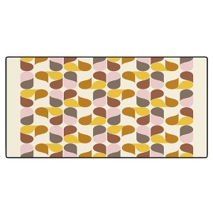 June Journal Abstract Leaves Desk Mat - Deny Designs - 1 of 4