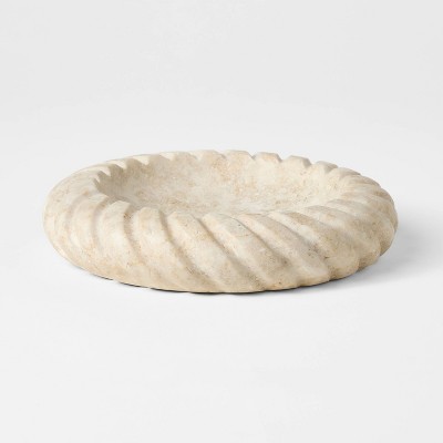 Twisted Edge Marble Dish Cream - Threshold™ designed with Studio McGee