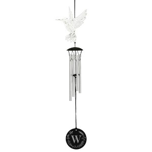 Personalization Mall Flying With Hummingbirds Personalized Initial Wind Chimes - 1 of 1
