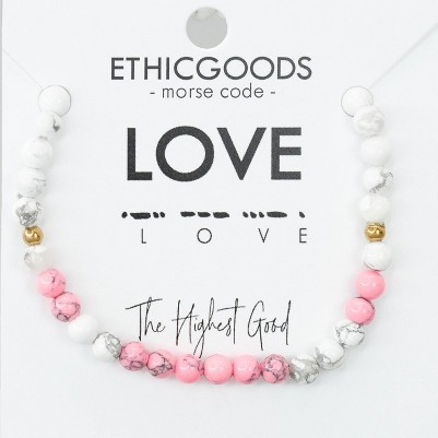 magenta howlite & howlite