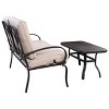 Tangkula LoveSeat Table Set Furniture Outdoor Garden - 2 of 4