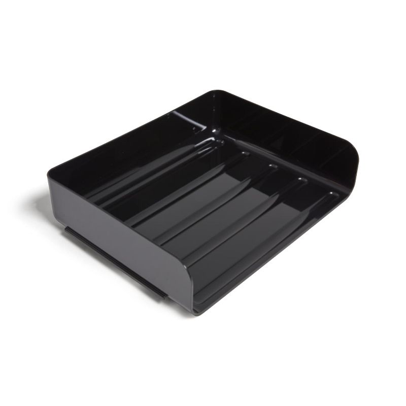 TRU RED Side Load Stackable Plastic Letter Tray Black(TR55329) , 2 of 5