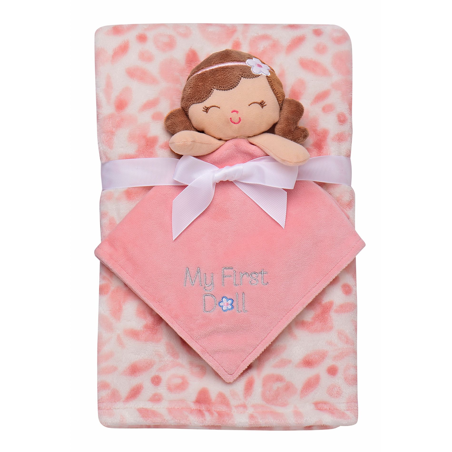 Baby Starters 2-Piece Snuggle Buddy and Baby Blanket Set, My First Doll