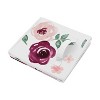 Sweet Jojo Designs Fabric Storage Toy Bin Watercolor Floral Pink White and Green - 3 of 3