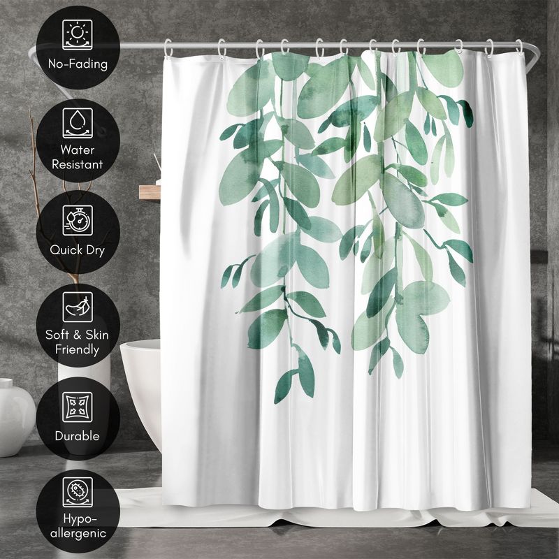 Americanflat 71" x 74" Shower Curtain by Victoria Nelson, 5 of 8