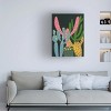 Trademark Fine Art - Regina Moore  Colorful Cactus II Canvas Art - 2 of 4