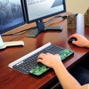Insten Keyboard Wrist Rest Pad, Anti-Slip Ergonomic Palm Cushion Support for Comfortable Typing and Pain Relief, 13.8 x 2.8 in, Green Forest - 2 of 4
