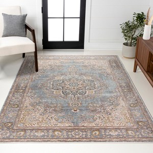 Goa Floral Medallion Traditional Area Rug  - JONATHAN Y - 1 of 4