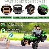 24V 2-Seater Ride-On Dump Truck for Kids, 6-Wheel 4WD UTV w/Remote, Dump Bed, LED Lights, Music, Perfect Gift - 3 of 4