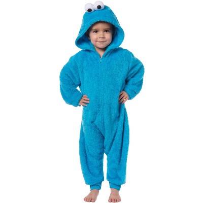 Sesame Street Character Union Suit Hooded 1 PC Pajama
