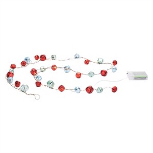 LED Sleigh Bell Wire Garland (Set of 2) - 1 of 2