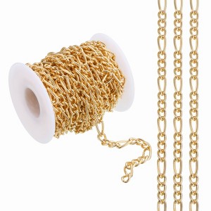 Unique Bargains Aluminum Craft Supply Jewelry Making Twisted Link Chain Roll 16.4ft - 1 of 4