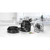 Cuisinart 12pc Smartnest Nonstick Aluminum Cookware Set - 3 of 4
