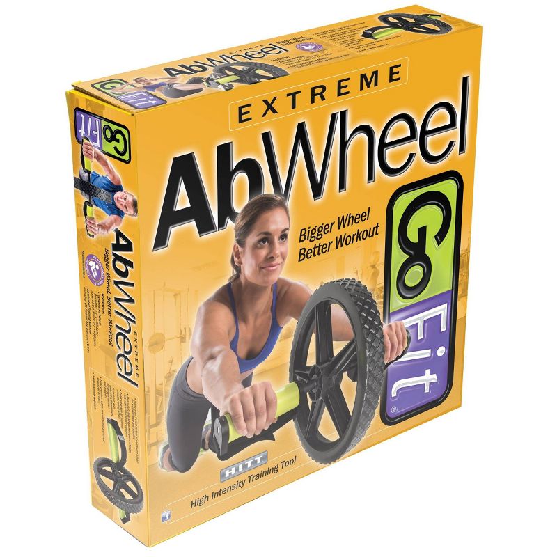 GoFit Extreme Abdominal Wheel with Hand/Foot Handles, 5 of 12