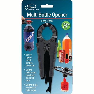 Jokari Universal Opener for Easy Opens of Twist Caps, Pop Top Lids on  Bottle, Can and Jars - 6 Packs