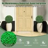 Resenkos 2-Pack 16-Inch Artificial Boxwood Ball Topiary, Outdoor Fake Plant Decor, Green - 2 of 4