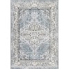 Coucheta Vintage Washable Area Rug – Distressed Non-Slip Rug, Ultra-Thin Stain-Resistant Carpet for Living Room & Entryway - 4 of 4