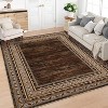 Acekool 5x7 Washable Rug – Modern Non-Slip Carpet for Living Room & Bedroom, Ultra-Thin Indoor Floor Mat - 2 of 4